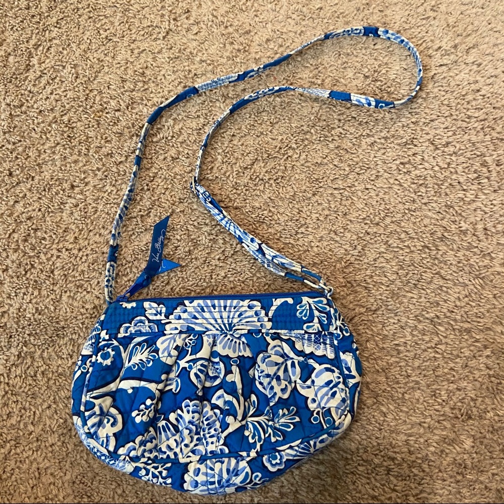 Vera Bradley Blue Patterned Shoulder Purse